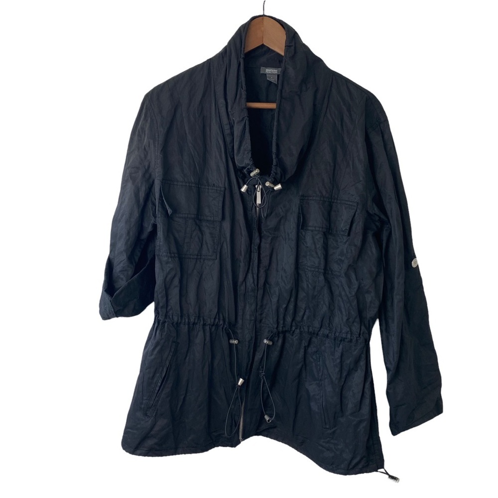 Kenneth Cole Reaction Women's Jacket, Coal Lightweight Black Size S Pockets - Picture 5 of 16